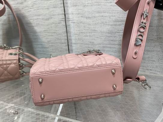Dior Lady M0538复古粉羊金 20cm wz2色 (4)