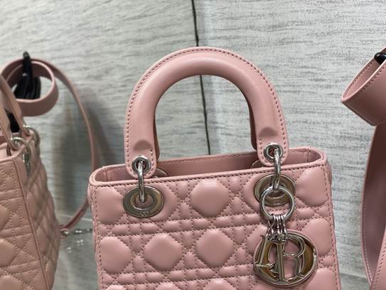 Dior Lady M0538复古粉羊金 20cm wz2色 (5)