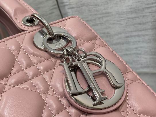 Dior Lady M0538复古粉羊金 20cm wz2色 (7)