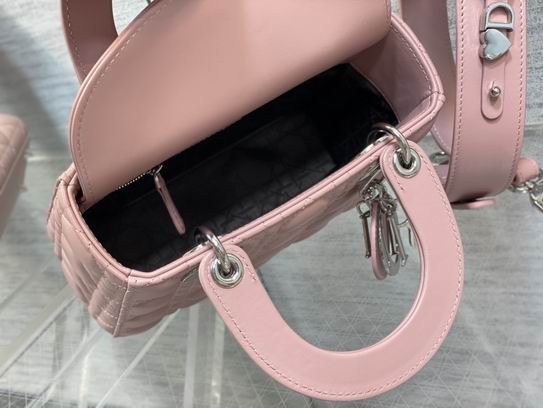 Dior Lady M0538复古粉羊金 20cm wz2色 (8)