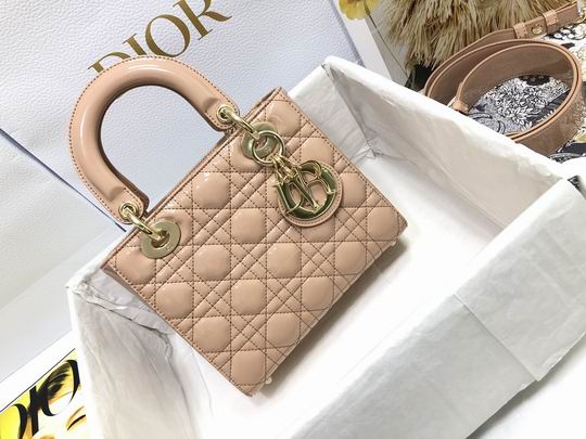 Dior Lady M0538 漆皮字母20x16.5x8cm wz (18)