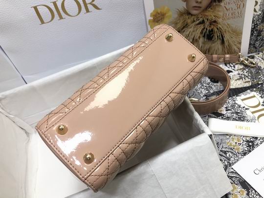 Dior Lady M0538 漆皮字母20x16.5x8cm wz (23)