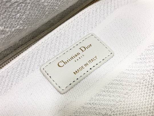 Dior Lady M0565白色蚕蕾丝24x20x11cm wz (9)