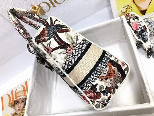 Dior M0565刺绣喜鹊白 24x20x11cm wz (2)