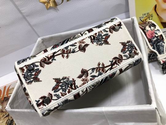 Dior M0565刺绣喜鹊白 24x20x11cm wz (6)