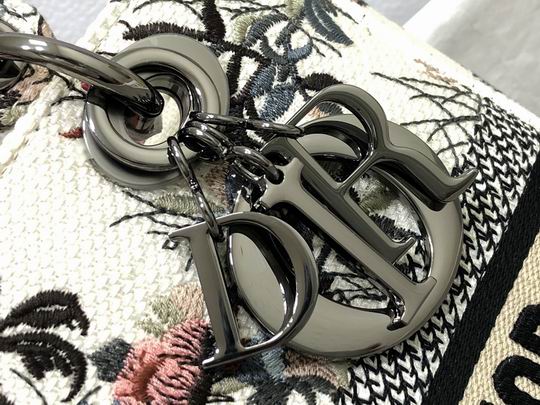 Dior M0565刺绣喜鹊白 24x20x11cm wz (8)