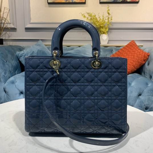 Dior M44560木槿粉 深丹宁蓝漆金32x12x24cm wz (3)