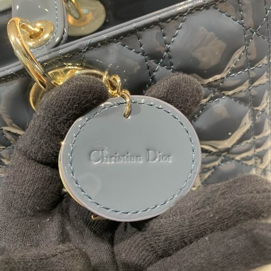 Dior M44560木槿粉 深丹宁蓝漆金32x12x24cm wz (7)