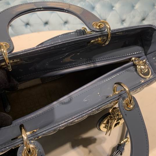 Dior M44560木槿粉 深丹宁蓝漆金32x12x24cm wz (9)