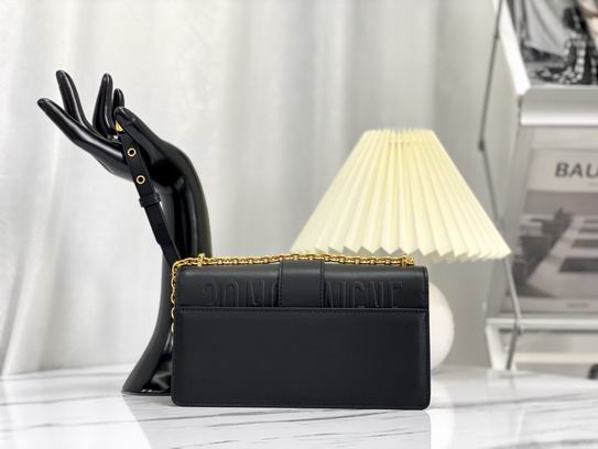 Dior M9334蓝 黑 白刺绣 21.5x12x6cm wz (12)