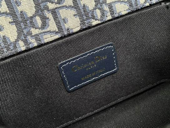 Dior M9334蓝 黑 白刺绣 21.5x12x6cm wz (27)