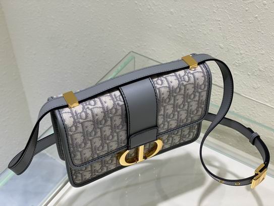 Dior Montaigne 9203灰布 24x17x8cm wz (2)