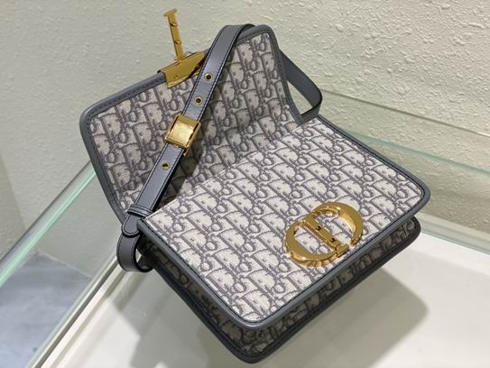 Dior Montaigne 9203灰布 24x17x8cm wz (7)