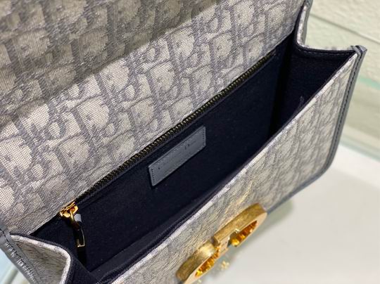 Dior Montaigne 9203灰布 24x17x8cm wz (9)