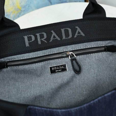 Prada洗水牛仔 38.5x16x45cm zy (10)