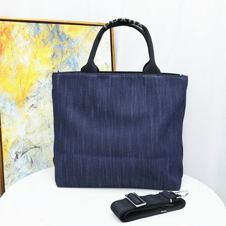 Prada洗水牛仔 38.5x16x45cm zy (4)