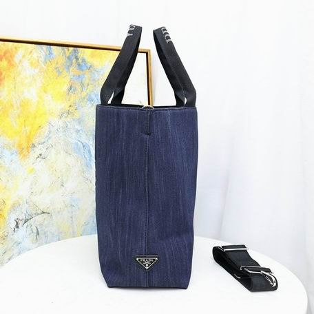 Prada洗水牛仔 38.5x16x45cm zy (5)