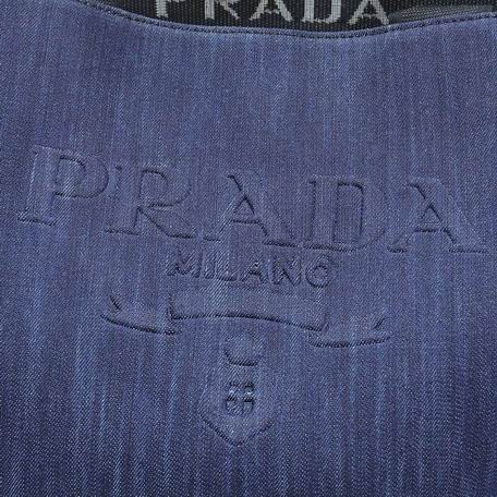 Prada洗水牛仔 38.5x16x45cm zy (7)