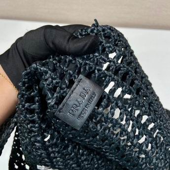 Prada 1BG424酒椰纤维 39x34cm Ap2色 (6)