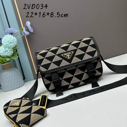 Prada 2VD034刺绣22x16x8.5cm ww (1)