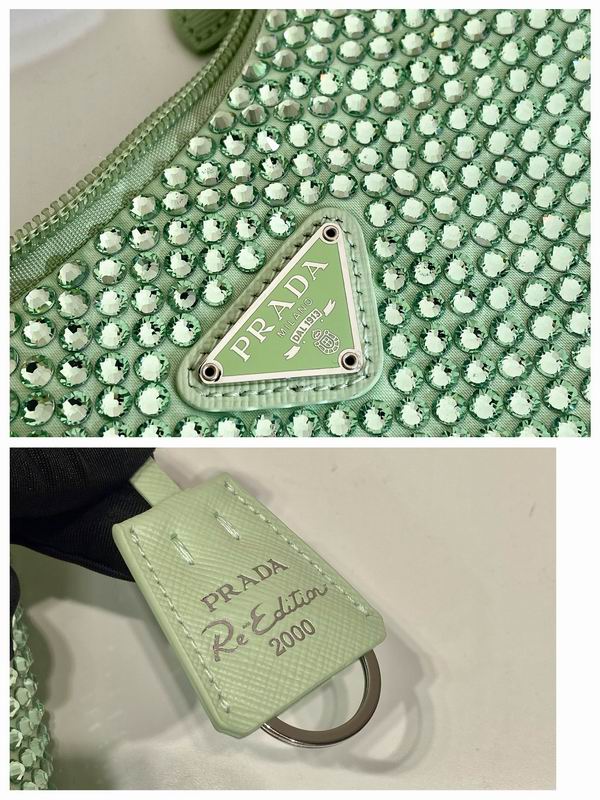 Prada Hobo 1NE515闪钻23x13x5cm AP3色 (17)