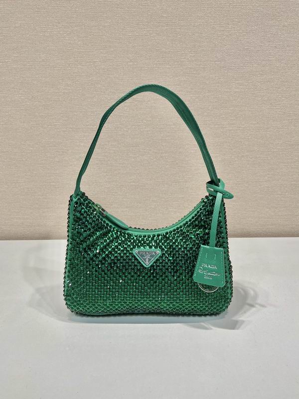 Prada Hobo 1NE515闪钻23x13x5cm AP3色 (19)
