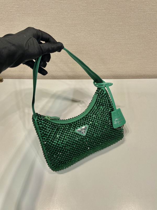 Prada Hobo 1NE515闪钻23x13x5cm AP3色 (21)