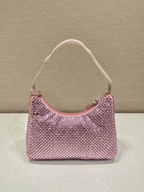 Prada Hobo 1NE515闪钻23x13x5cm AP3色 (4)