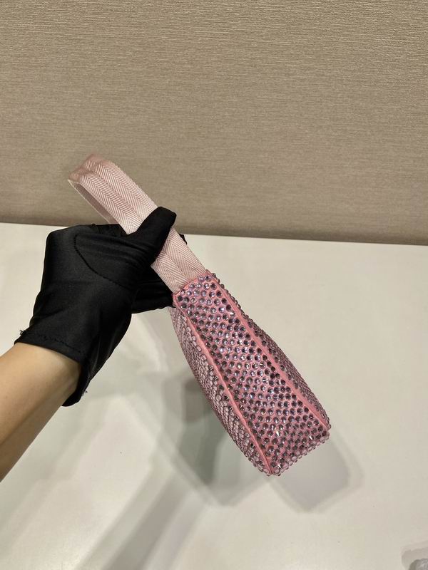 Prada Hobo 1NE515闪钻23x13x5cm AP3色 (7)