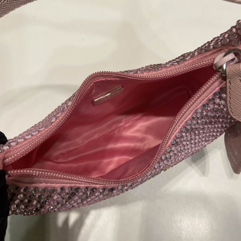 Prada Hobo 1NE515闪钻23x13x5cm AP3色 (8)