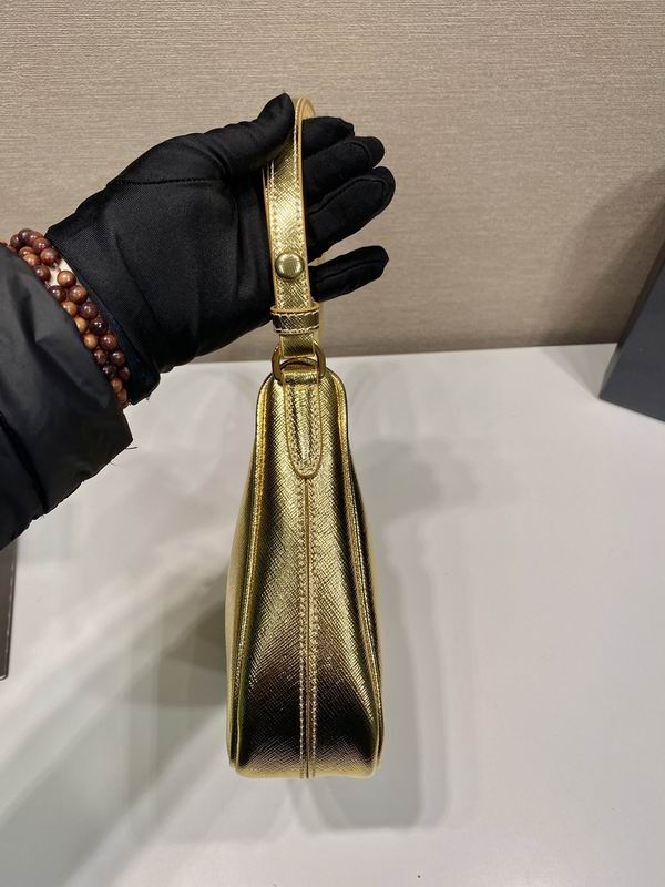 Prada hobo 1BC204B金23x17x6.5cm AP (4)