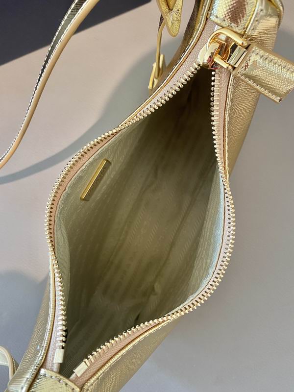 Prada hobo 1BC204B金23x17x6.5cm AP (7)
