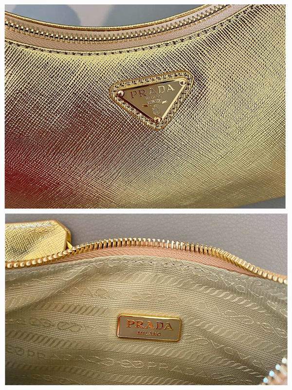 Prada hobo 1BC204B金23x17x6.5cm AP (8)