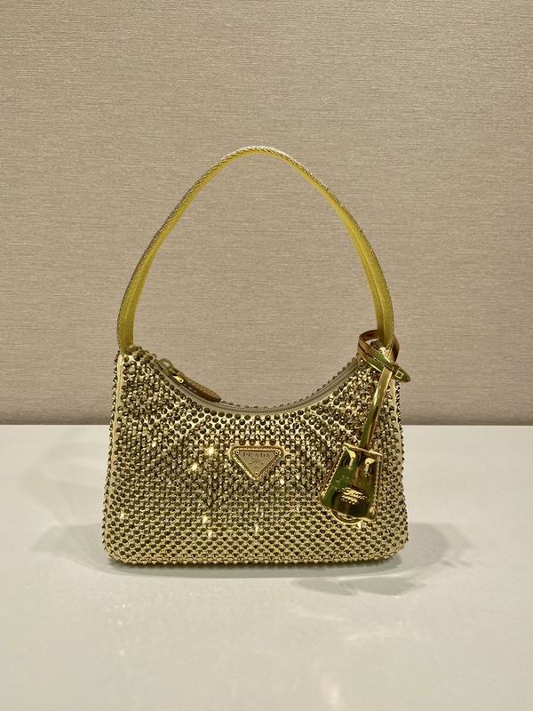 Prada hobo 1NE515闪钻23x13x5cm AP (1)