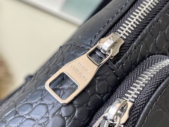 Avenue N41720鳄鱼纹黑 蓝20x31x10cm gf (15)