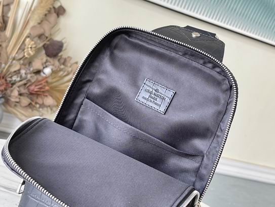 Avenue N41720鳄鱼纹黑 蓝20x31x10cm gf (18)