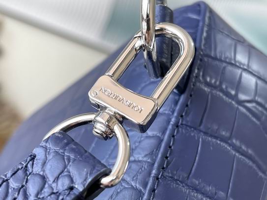 Avenue N41720鳄鱼纹黑 蓝20x31x10cm gf (6)