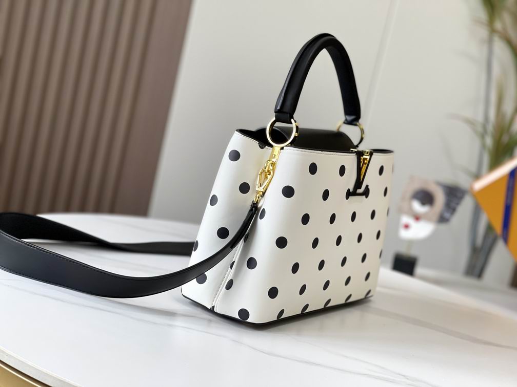 Capucines M20374波尔卡圆点31.5x20x11cm cs (2)