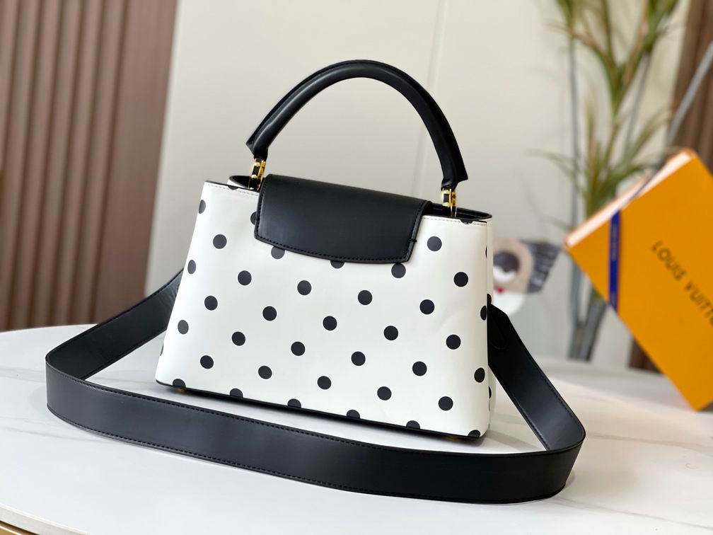 Capucines M20374波尔卡圆点31.5x20x11cm cs (3)