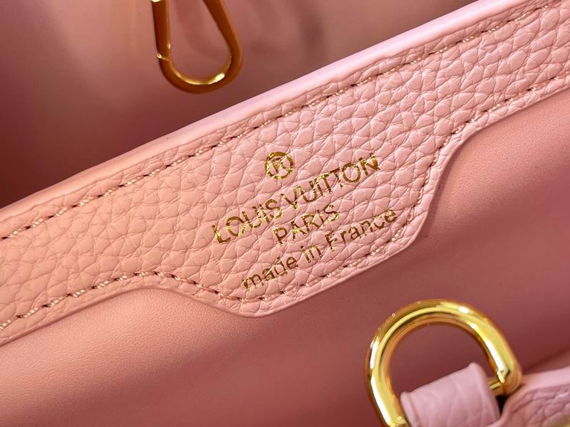 Capucines M21121珍珠白色编织31.5x20x11cm ss (9)