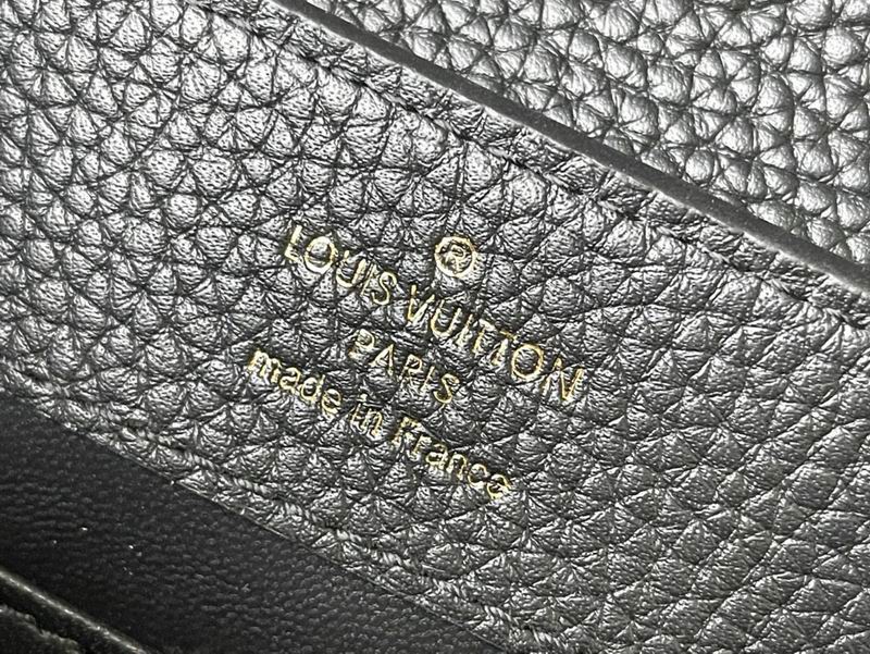 Capucines M21121黑拼银织带21x14x8cm gf (8)