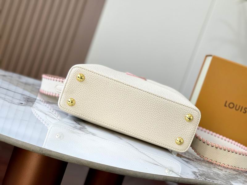 Capucines M21127珍珠白色编织27x18x9cm ss (4)