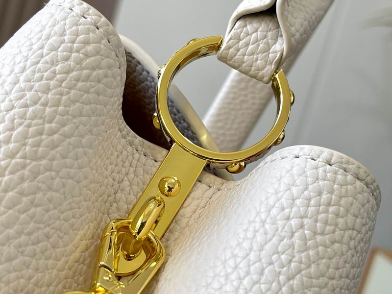 Capucines M21127珍珠白色编织27x18x9cm ss (6)