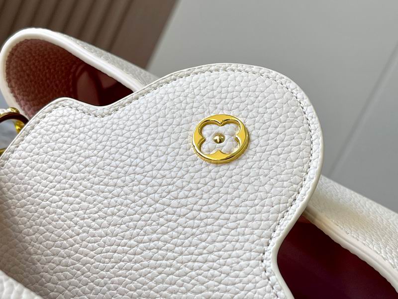 Capucines M21127珍珠白色编织27x18x9cm ss (7)