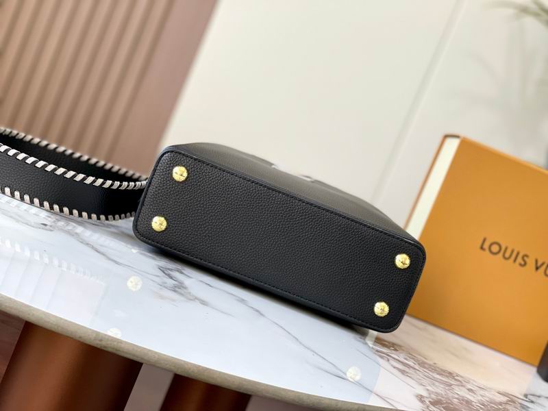 Capucines M21127黑色编织27x18x9cm ss (4)