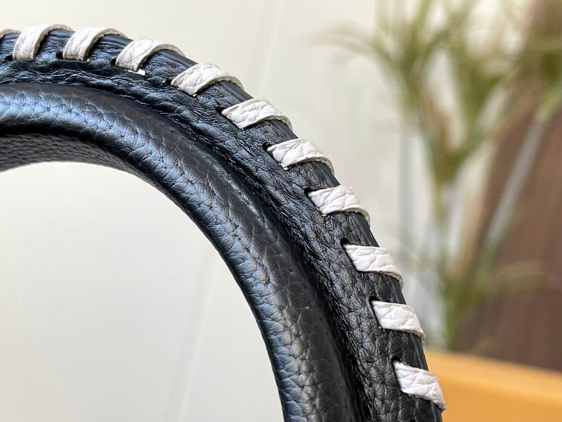 Capucines M21127黑色编织27x18x9cm ss (5)