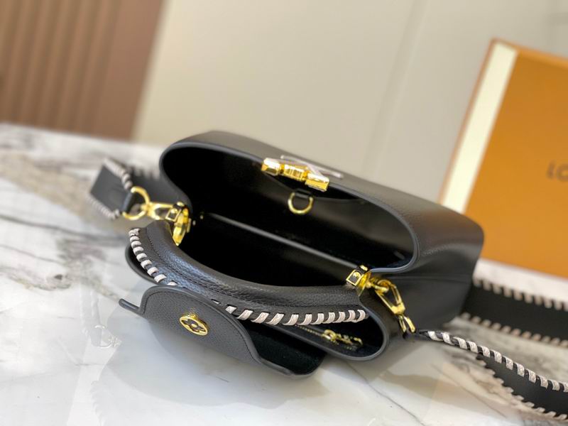 Capucines M21127黑色编织27x18x9cm ss (9)