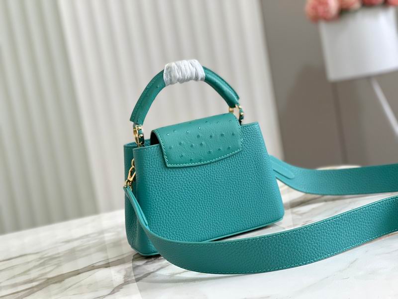 Capucines M21164绿鸵鸟拼贝母 21x14x8cm gf (2)