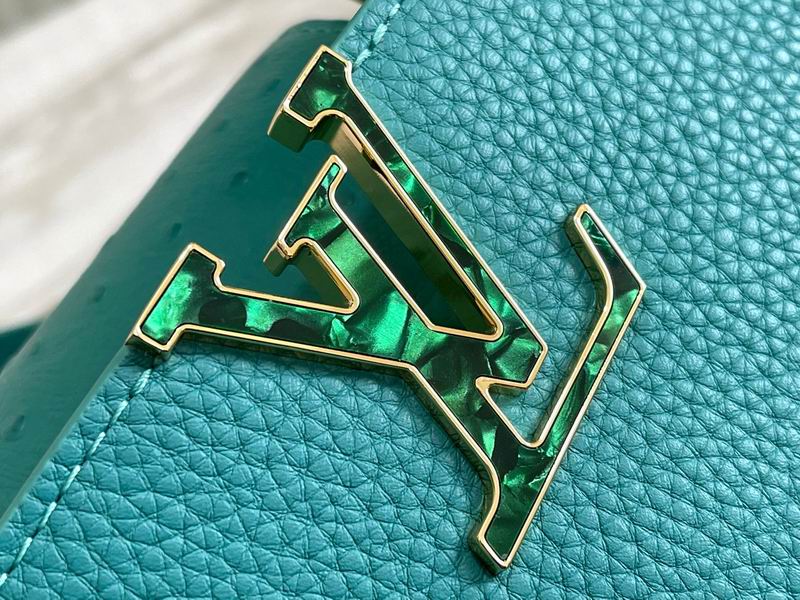 Capucines M21164绿鸵鸟拼贝母 21x14x8cm gf (5)