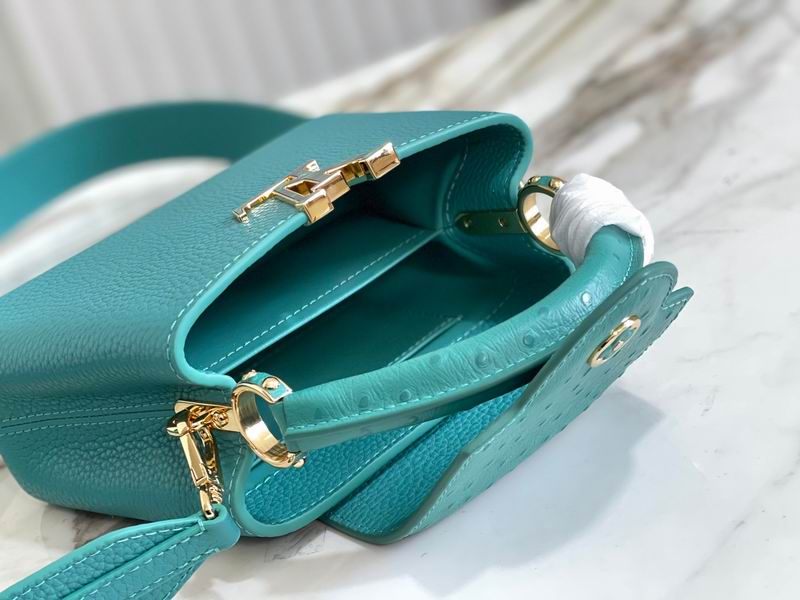 Capucines M21164绿鸵鸟拼贝母 21x14x8cm gf (9)